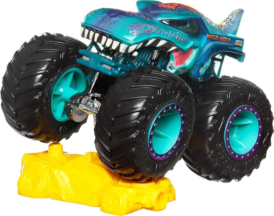 Amazon.com: Hot Wheels Monster Trucks Set, 1 Toy Truck in 1